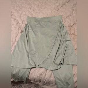Faux wrap snoga sage skirt
